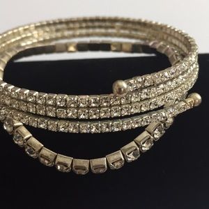 Vintage Jewelry - 2pcs Vintage Rhinestone Bling Bling Bracelets Vintage Jewelry - 2pcs Vintage Rhinestone Bling Bling Bracelets